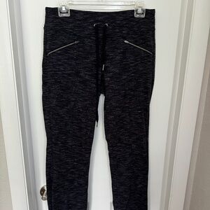 Athleta wide leg sweatpants with ankle ties